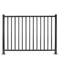 Classic 2-Rail Aluminum Pool Fence Section 48"h x 72"w